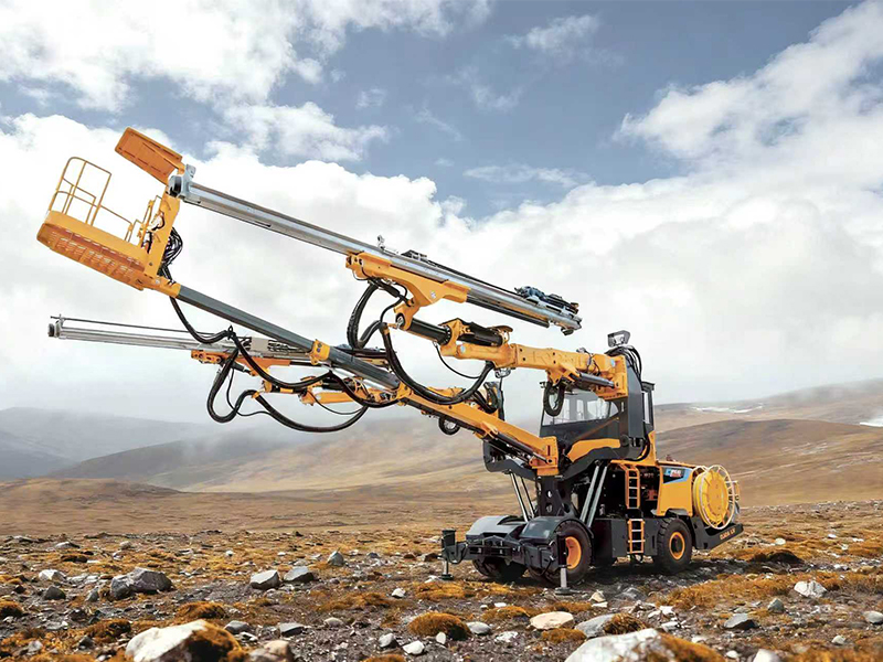 DJ2ALV Two-Boom Drill Jumbo   DJ2ALV两臂凿岩台车